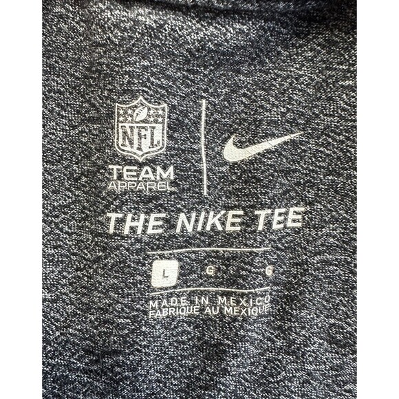Atlanta Falcons Nike Tee Short Sleeve TShirt Tee Men's Large Gray Logo NFL ATL - Picture 5 of 8